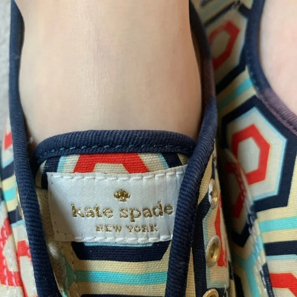 KEDS x Kate Spade New York Pointer/LE Champion Lacelss Slip ons, 7.5 - Picture 2 of 15